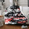 Custom 1pc Midoriya's Dynamic Poses Blanket, Soft And Comfortable Blanket, Casual Warm, Camping Travel Blanket, Birthday Gift Q912104