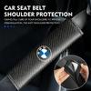 Car Seat Belt Carbon Safety Shoulder Cover Protection Padding For 1 3 5 7 Series M F01 F20 F10 F13 E52 E53 E60 E93