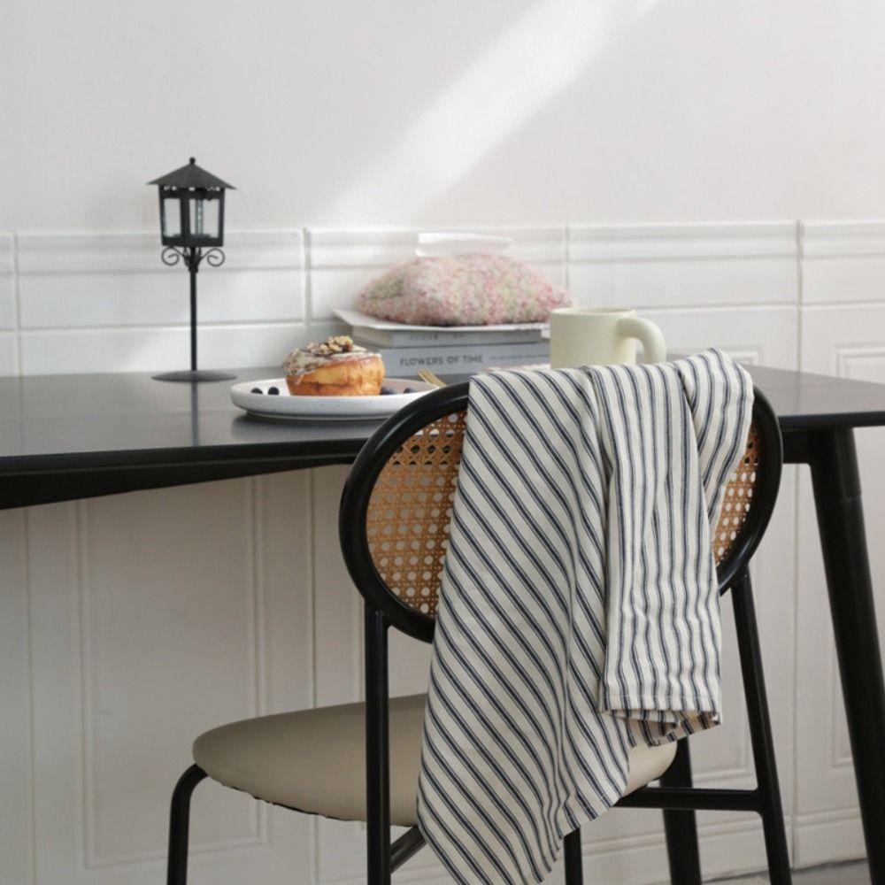 Elegant Stripe Apron Cotton Cafes Apron Art Studios Waist Apron  Cleaning