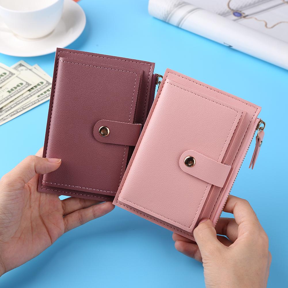 New Leather Function Business Card Holder Case Men Women Credit Passport Card Bag ID Passport Wallet 6 Colors
