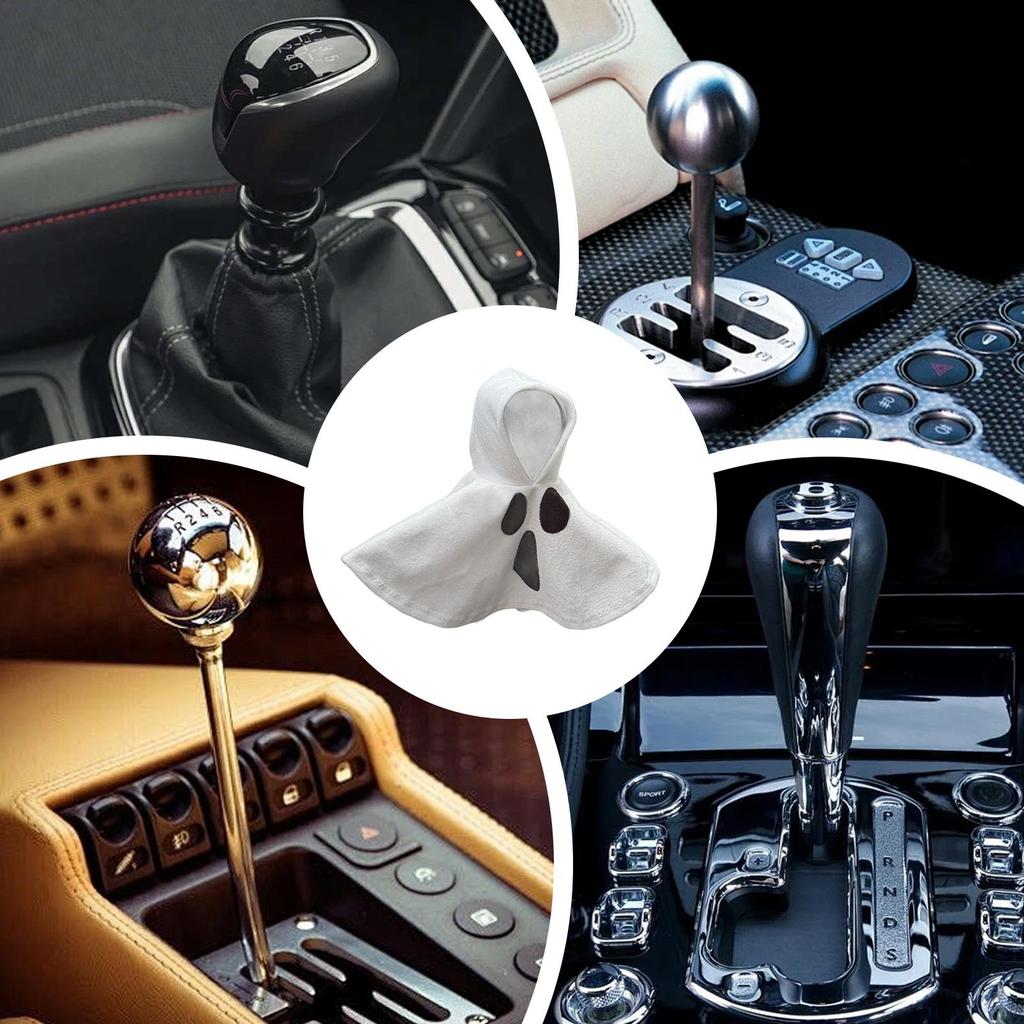 Car Shifter Hoodie Halloween Ghost Gear Stick Hoodie Automotive Interior Wide Fit Funny Accessories For Travel Family Outings