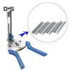 DYS TOOL SHOP Ringzange oder 600 Stück M-Clips Heftklammern Anti-Rutsch-Griff Metall-Handwerkzeug