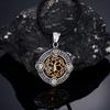 Never Fade Norse Rune Life Tree Necklace Men Gold Stainless Steel Pendant Valknut Trinity Male Lucky Amulet Viking Jewelry