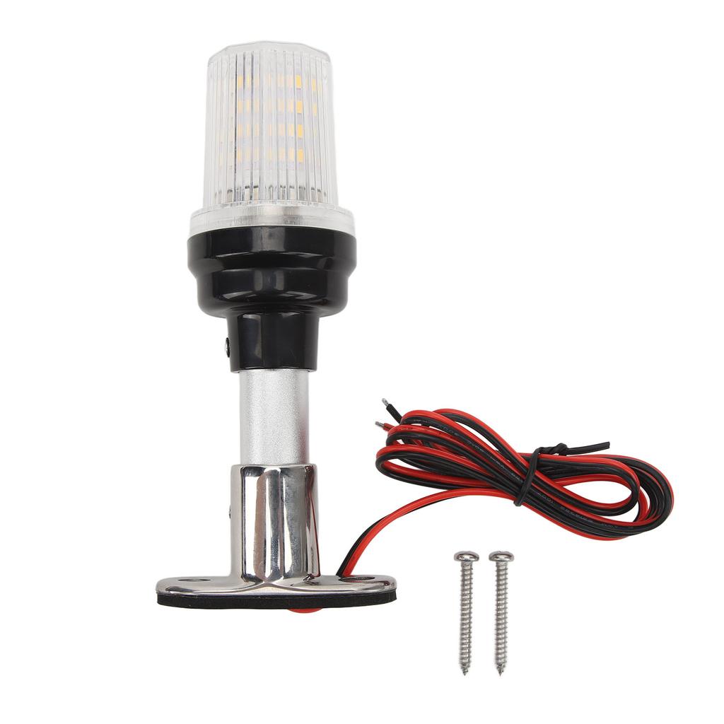 6in LED Boat Stern Light 360 Degree All Around 316 Stainless Steel Navigation Anchor Light for Marine Boat Yacht