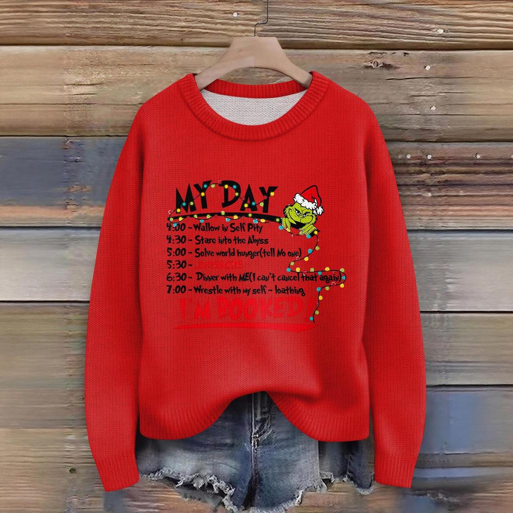 Women's Fashion Casual Long Sleeve Neck Sweater Pullover Top