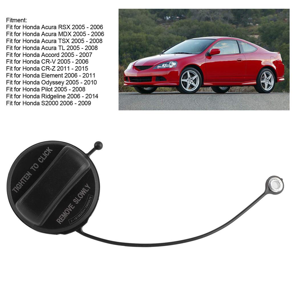 Yctze Car Fuel Cap 17670‑SHJ‑A31, ABS Fuel Tank Cap Assembly Fits Honda Accord /