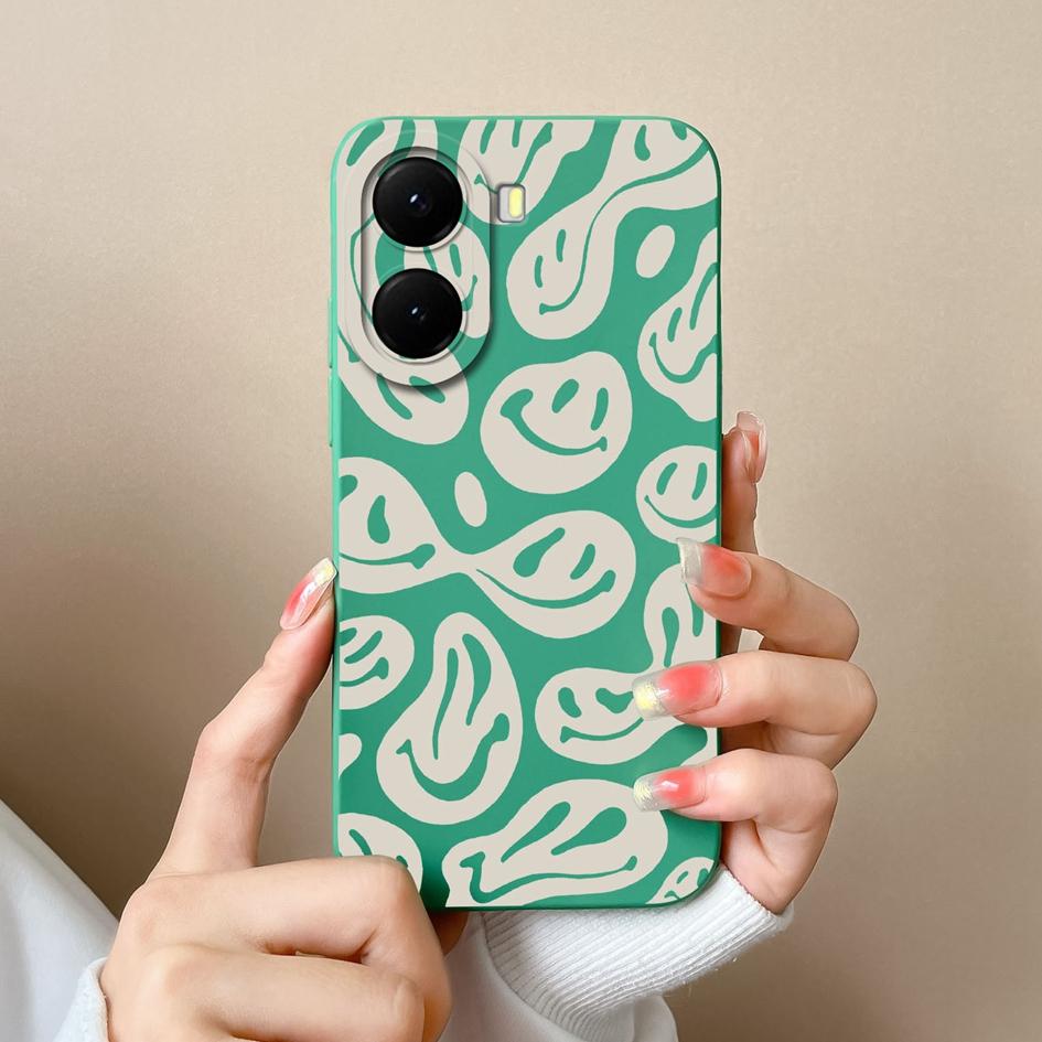 Für Redmi 14C A1 Turbo 4 A4 13 A2 K70 Ultra A5 14R Handyhülle Mode Label Muster Hohe Qualität Weiches Flüssigsilikon Anti-Fall Hülle Für Redmi Hüllen