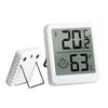 GOODCHI Digital Large High Indoor Temperature and Humidity Compact Room Temperature Meter with Comfort Level Wall Mount Thermometer/Hygrometer,