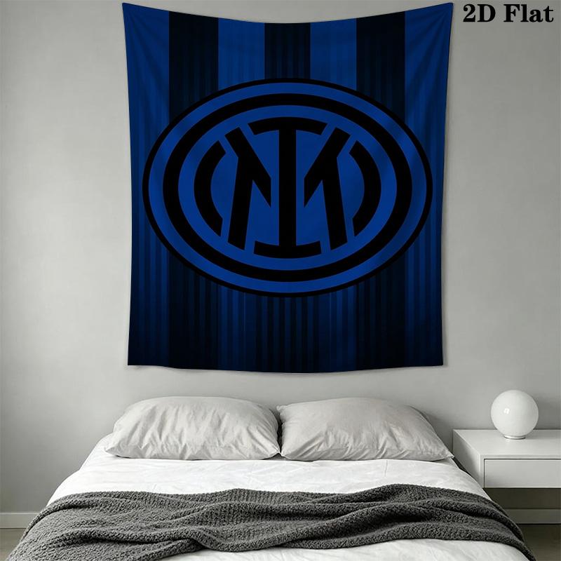 Inter Milan Logo Phone Wallpaper Bedding 1 Duvet Cover 2 Pillowcase Without Core Duvet Cover And Pillowcase Soft And Comfortable