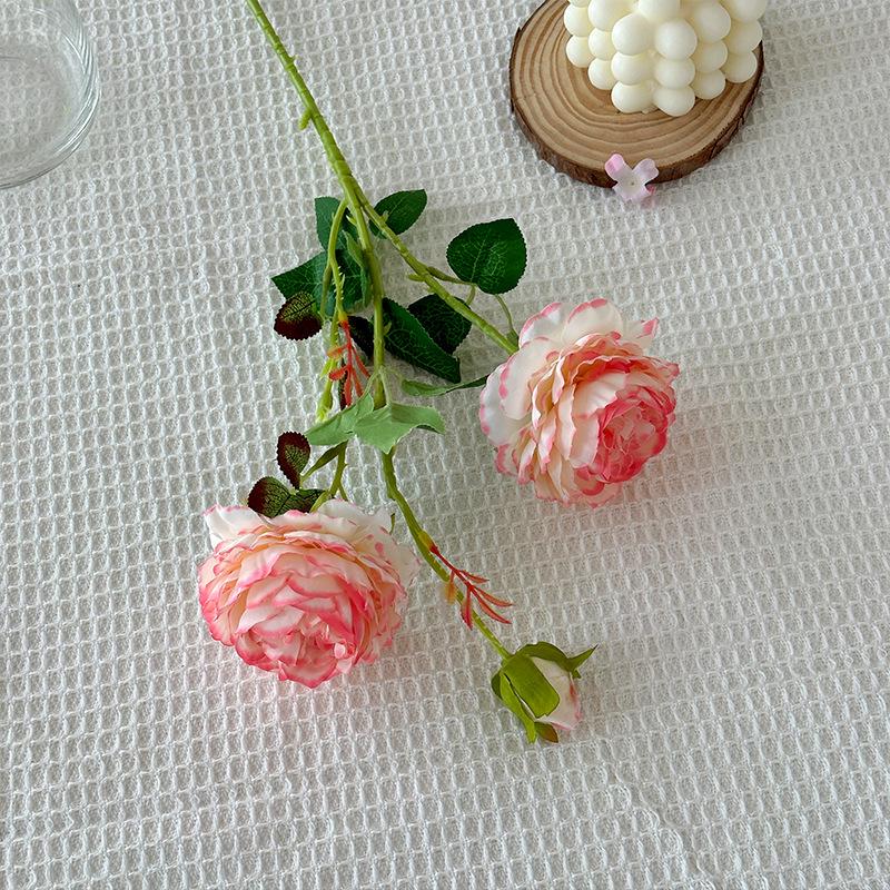 Premium Peony Silk Artificial Flower Bouquet for Indoor Home Decor