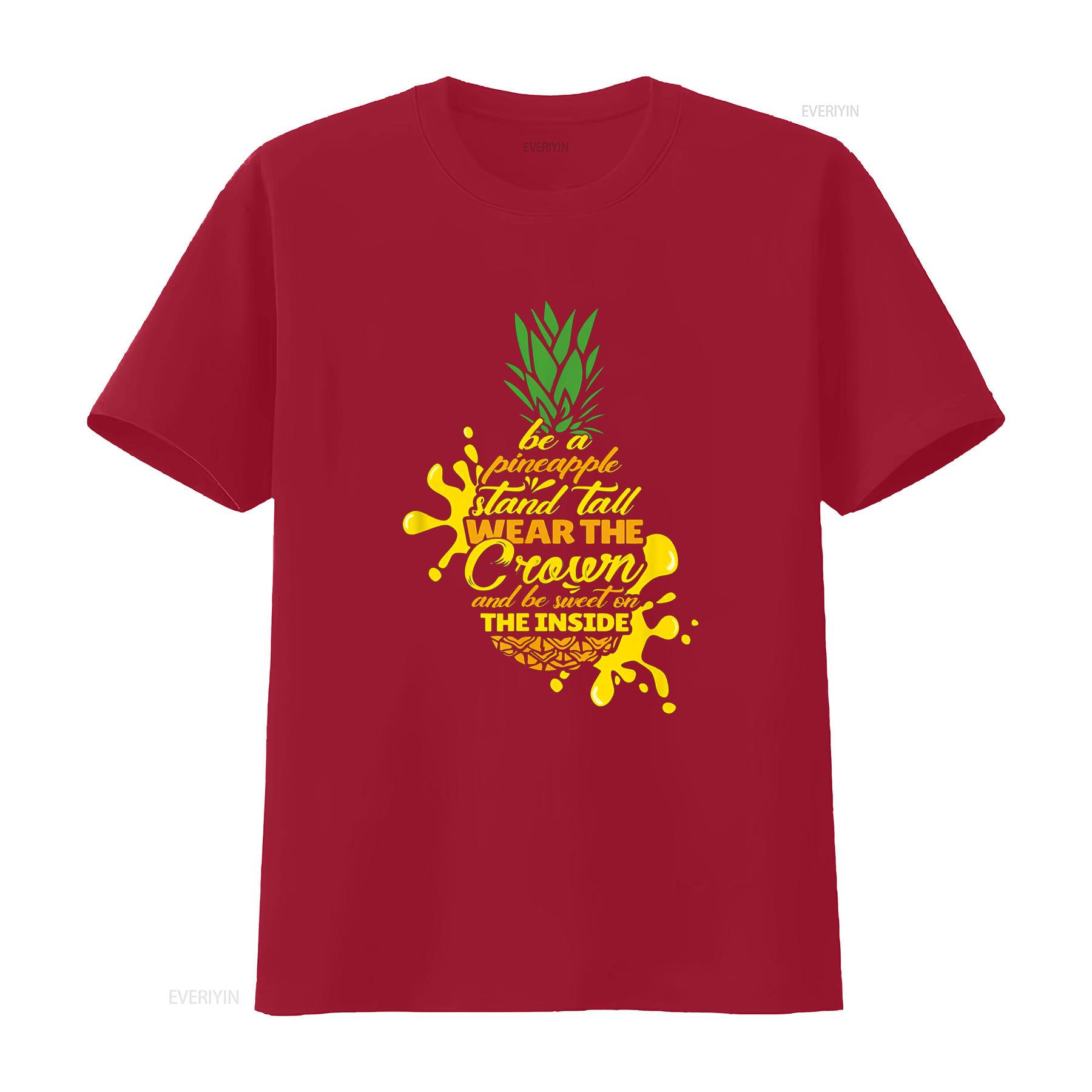 

funny gift pineapple T Shirt for men women Black 3X Large vintage Washed fashion Unisex Slightly Breathable designer clothes S