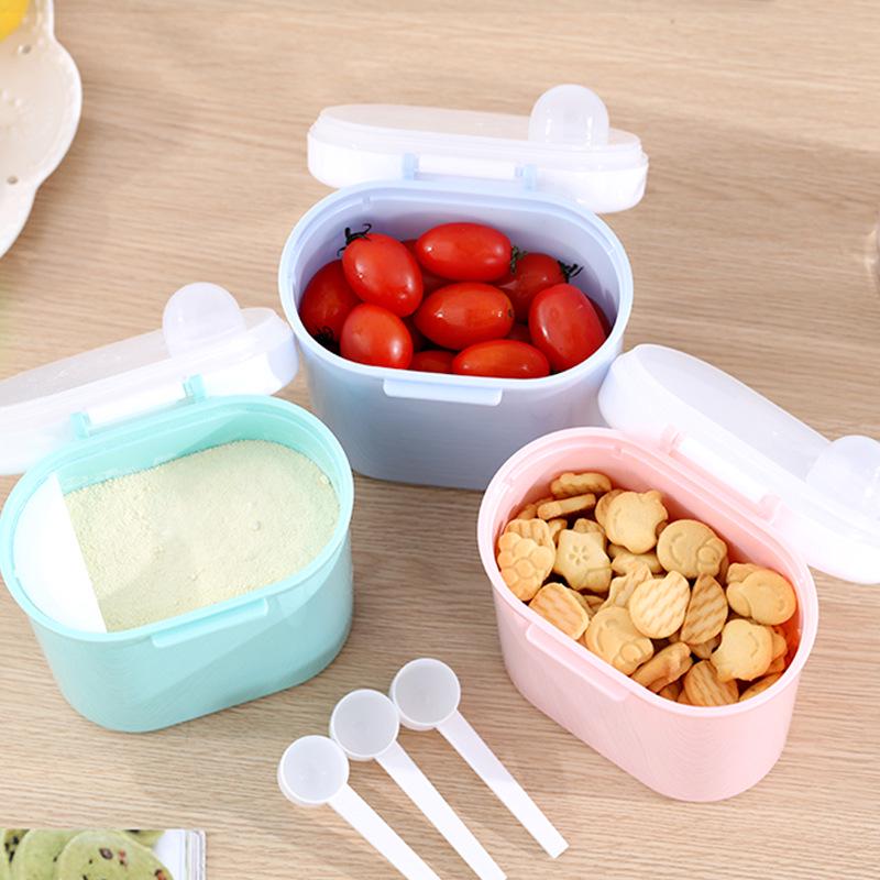 Portable Large-Capacity Sealed Milk Powder Storage Box for Infants and Toddlers
