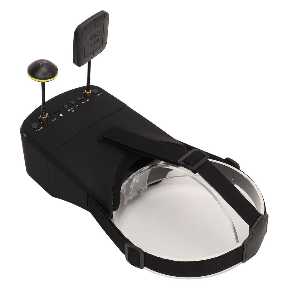 FPV Goggles DVR 5 Inch 5.8Ghz 40CH 800x480 Inbuilt 2000mAh Battery Ergonomic RC Drone Goggles for Quadcopter RC Car