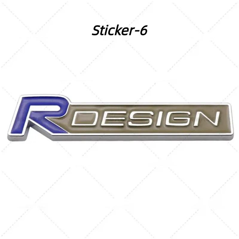 

3D Metal Rdesign R Design Front Grill Car Badge Sticker Emblem Decal Decoration For XC40 XC60 XC90 V90 S90 S60 V60 V40 C70 Sticker-6