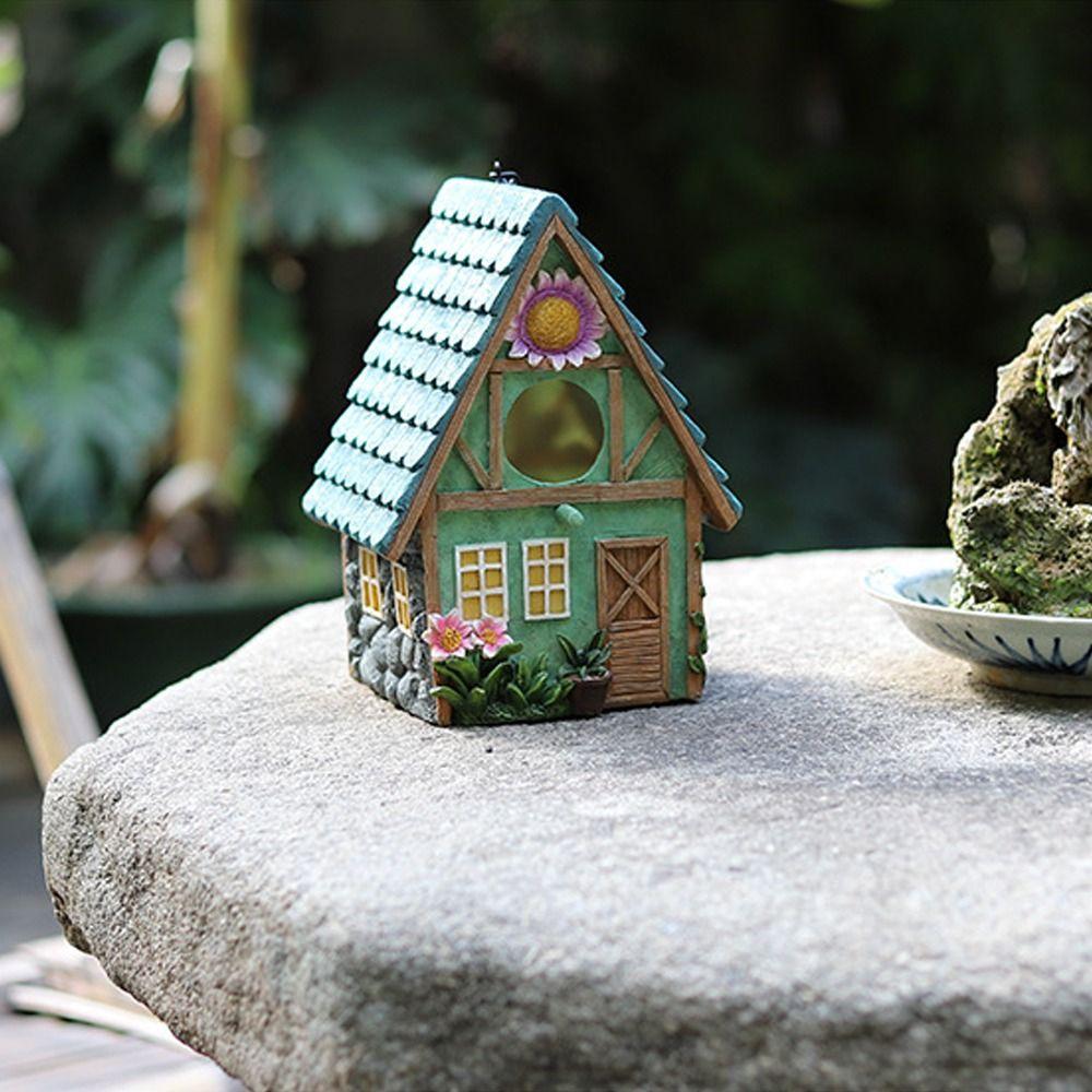 Hand-Painted Bird House Rainproof Bird Cottages Bird Cages Bird Nesting House  Parrot