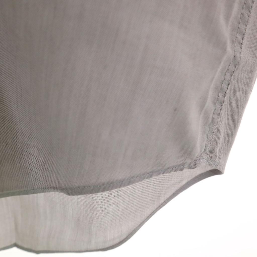 ARMANI COLLEZIONI Long sleeve Cotton shirt 41 Gray Men's Used