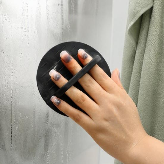 Back Scrubber for Shower Exfoliating Gloves with Ergonomic Finger Straps, Gentle PET Bath Gift Family And Friends Scrubber, Deep Cleaning Dead
