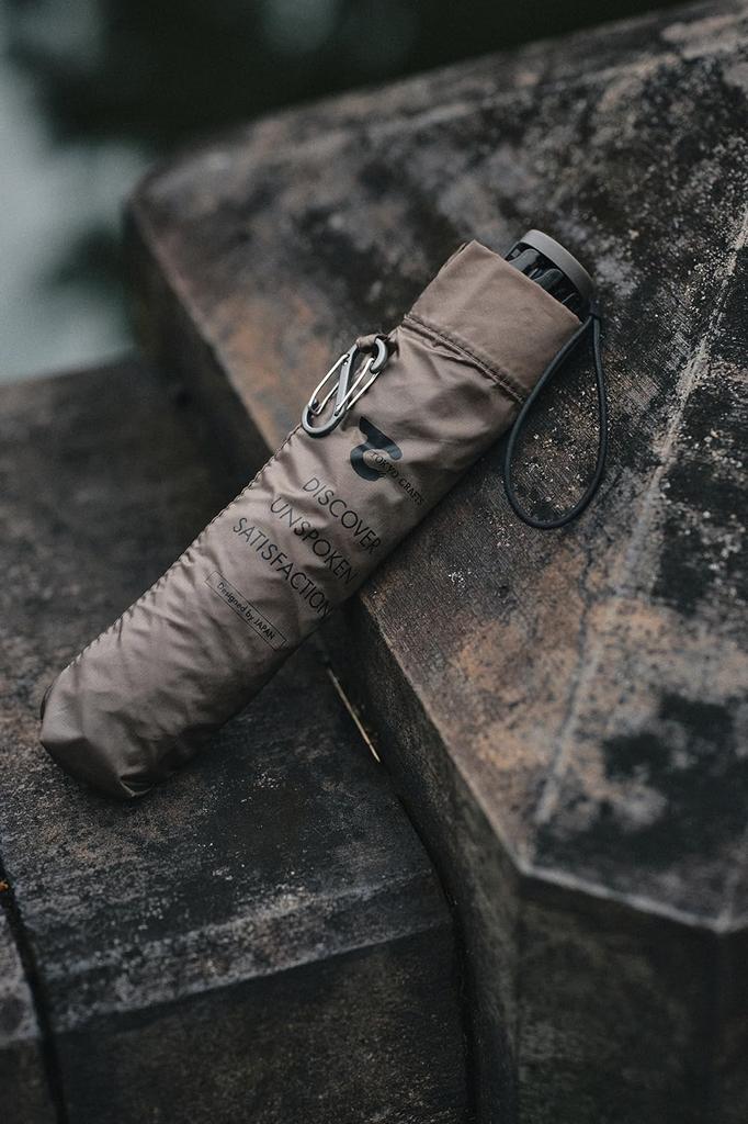 TOKYO CRAFTS UT Umbrella Carbon Windproof Water Repellent [Lightweight/Folding Umbrella/130g/54cm/Compact/8 Ribs]