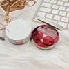 Miling Round Marble Contact Lens Case