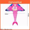 Colorful Weifang Hongyun Mermaid Kite Suitable For Spring Festival Children's Day 1.6m Ultraman [red]