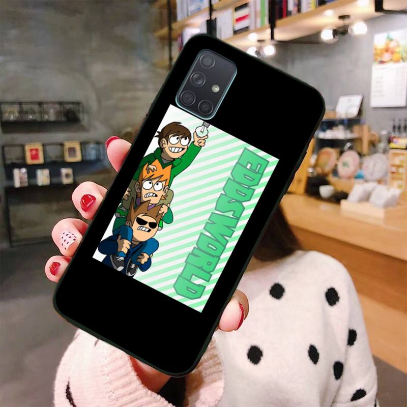 USAKPGRT Animation Eddsworld Handyhülle für Samsung Galaxy A21S A01 A11 A31 A81 A10 A20E A30 A40 A50 A70 A80 A71 A51