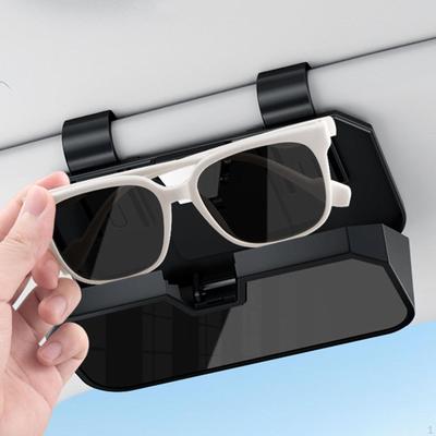Sunglasses Holder for Car Visor Box Eyeglasses Storage Organizer Auto Glasses Case