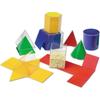 Learning Resources Folding Geometric Shapes Transparent 3D Figures and Foldable Diagrams Educational Toy
