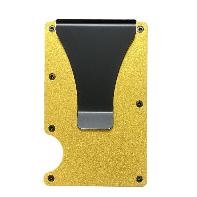 RFID Aluminum Credit Card Holder - Anti-demagnetization & Anti-skimming Metal Case