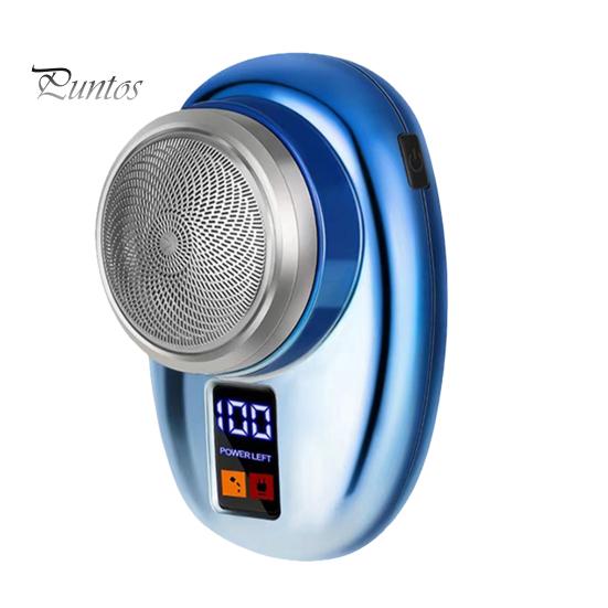 

Мини-электробритва с цифровым дисплеем Type-C, перезаряжаемая, водонепроницаемая, для влажного и сухого бритья, портативная, для путешествий, бритва для мужчин, триммер для бороды, инструмент для удаления волос синий