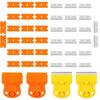 4 Pcs Plastic Blade Scraper Adhesive Remover Cleaning Scrapers Paint Scraper Tool for Removing Labels Stickers Taping