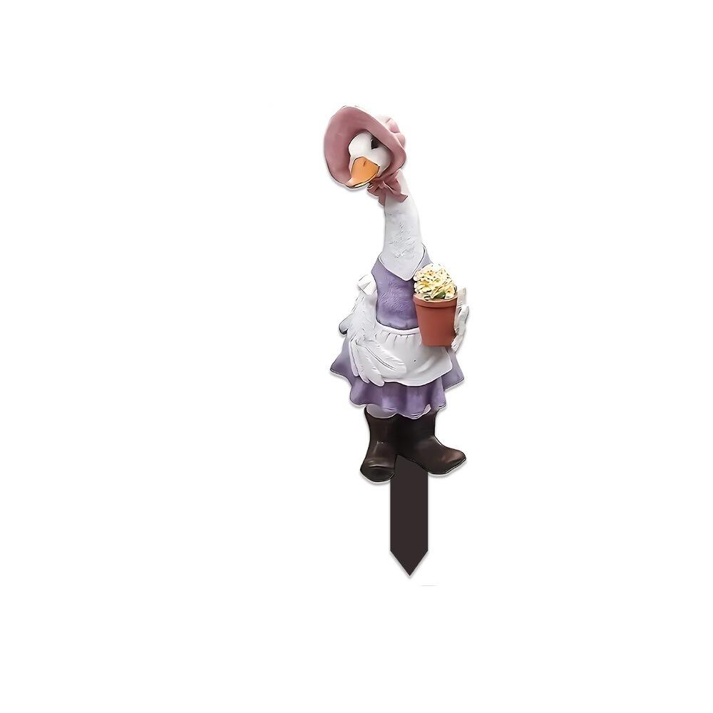 

Милые садовые напольные колышки Акриловый садовый колышек Поделки Садовый колышек с уткой Дом Style 5