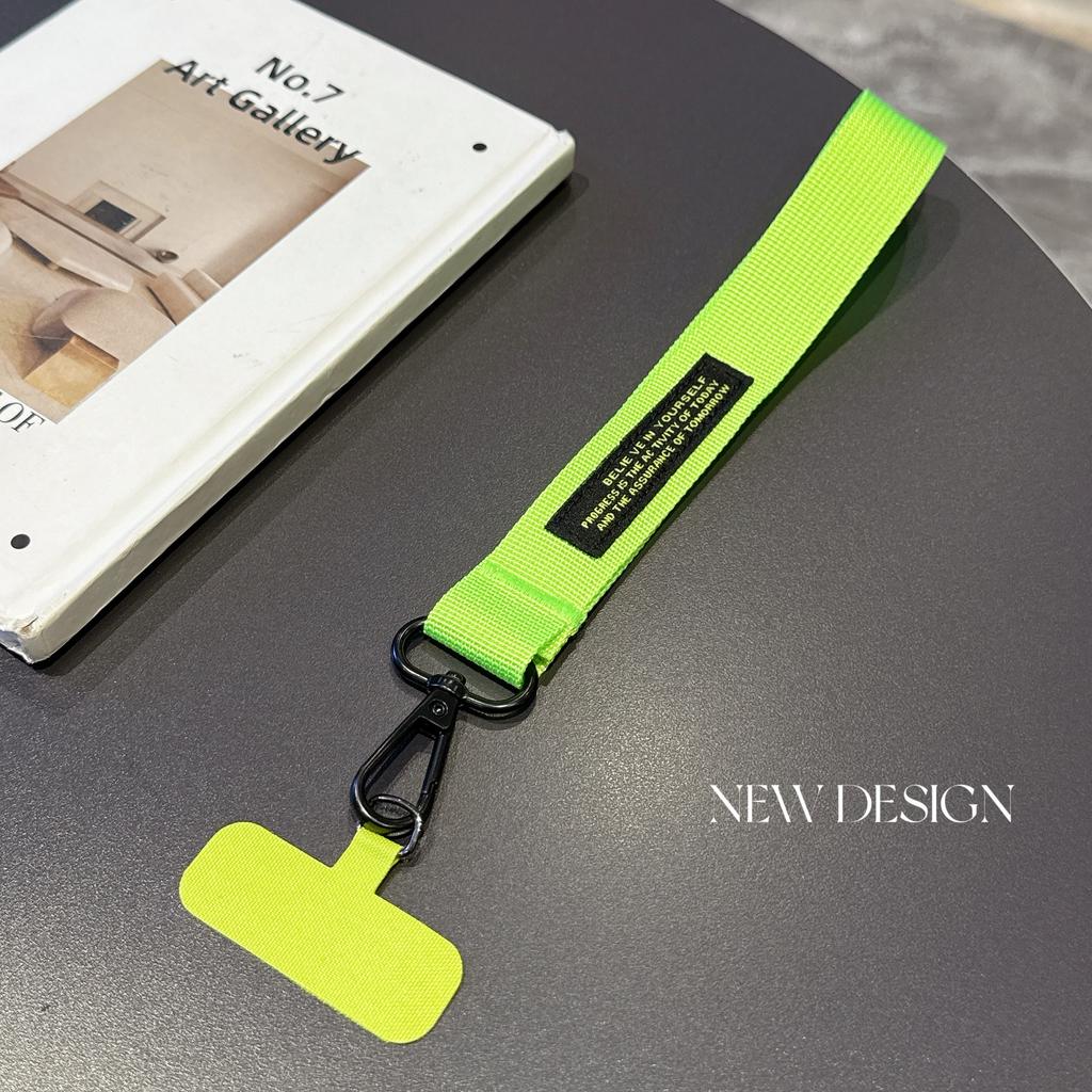 Simple And Fashionable Mobile Phone Lanyard, Short Wrist Strap, Enlarged Anti-Loss Pendant, Universal Bracelet For keys And Bags