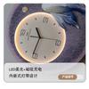 Creativity Koi Fish Wall Clock Living Room LED Digital Clock Mural Restaurant Luxury Mute Wall Clock Watch Home Decor Items