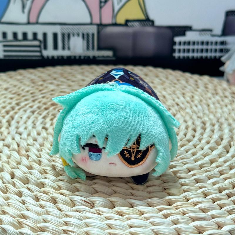 Honkai: Star Rail Anime Mochi Plüsch Schlüsselanhänger Set Niedliches Stofftier Anhänger 7. März Klinge Trailblazer Gepard Fan Geschenk Plüschtier 10cm