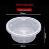 Transparent Disposable Bento Box with Lid for Takeaway - Ideal for Liangpi, Braised Snacks, & More