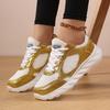 TUINANLE Women's Glitter Flat Silver Casual Sneakers Trend Version Wedding Fashion Round Couple Shoes