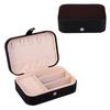 Portable PU Jewelry Box for Earrings, Necklaces, and Rings