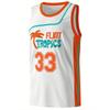 Men's #91 White Striped Basketball Jersey Breathable Sleeveless 3d Printed Training and Competition Wear Suitable for Sports