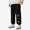 Li Ning Sports Lifestyle Series Casual Fleece Warm Loose Sports Long Pants Men Bottoms Black AKLU943-1