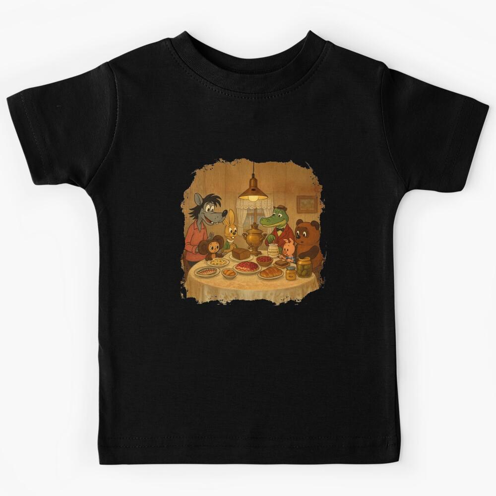 Slavic Holiday Feast -Thanksgiving, Christmas, New Year Kids T-Shirt 150