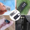 5pcs Mini Padlock Aluminum Alloy Luggage Locks Resettable 3 Combination Digit Code Number Combination Suitcase Password Lock