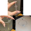Pulseira de Joias Florais Com Pedras de Zircônia Para Presente de Mulher