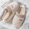 Cotton Slippers for Indoor, Home, and Outdoor Wear. Plush Warm, Thick Soled, Non Slip Cotton Shoes for Men, Floor Slippers