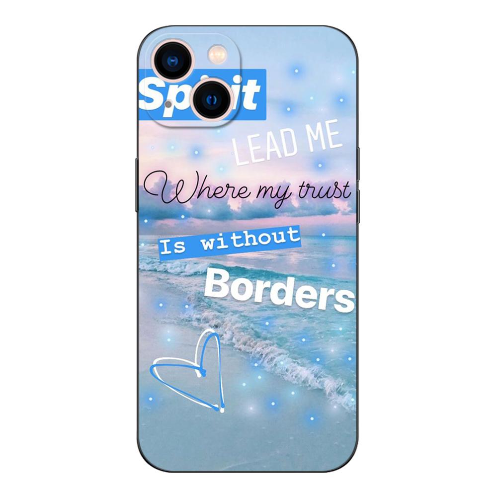 Capa preta de tpu para Xiaomi Redmi 5 5plus 6 6a 7 7a 8 8a capa traseira sabedoria cristã de jesus