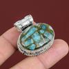 Copper Amazonite Pendant 925 Sterling Silver Pendant Wonderful Vintage Pendant Amazonite Gemstone Jewelry Handmade Pendant Anniversary Gifts