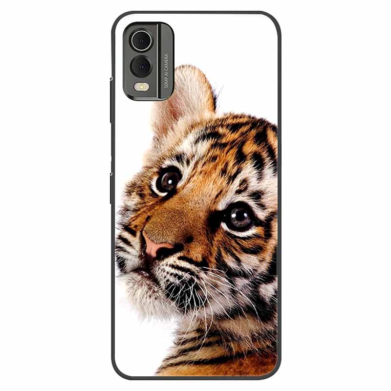 For Nokia C32 Case Shockproof Soft silicone TPU Back Cover For Nokia C32 C 32 Phone Cases NokiaC32 Cute Cartoon Fundas Shells
