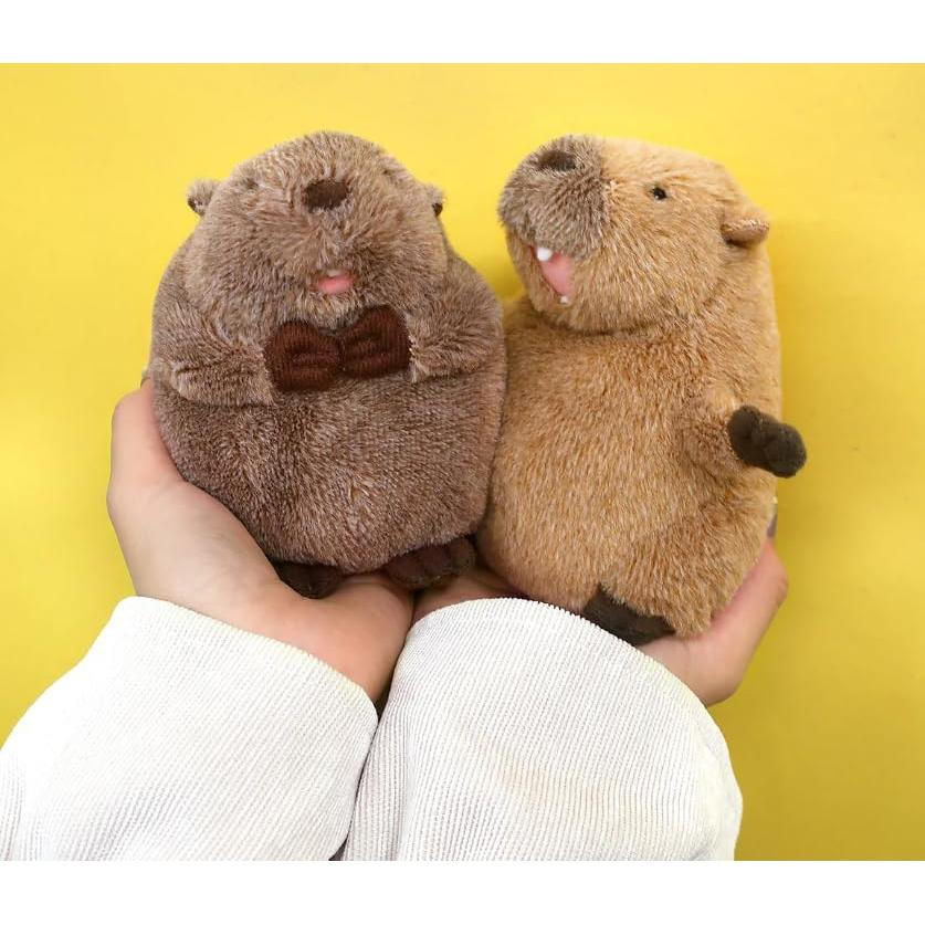 Continent Walk Pochamaru Plush S Marmot, Ages 6+, Approx. 19cm Tall