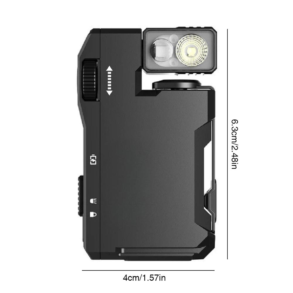 400LM LED Keychain Light Rechargeable Magnet Work Light Keychain Flashlight for Camping Hiking