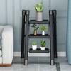 Multifunctional Carbon Steel Folding A-Frame Ladder for Indoor Use