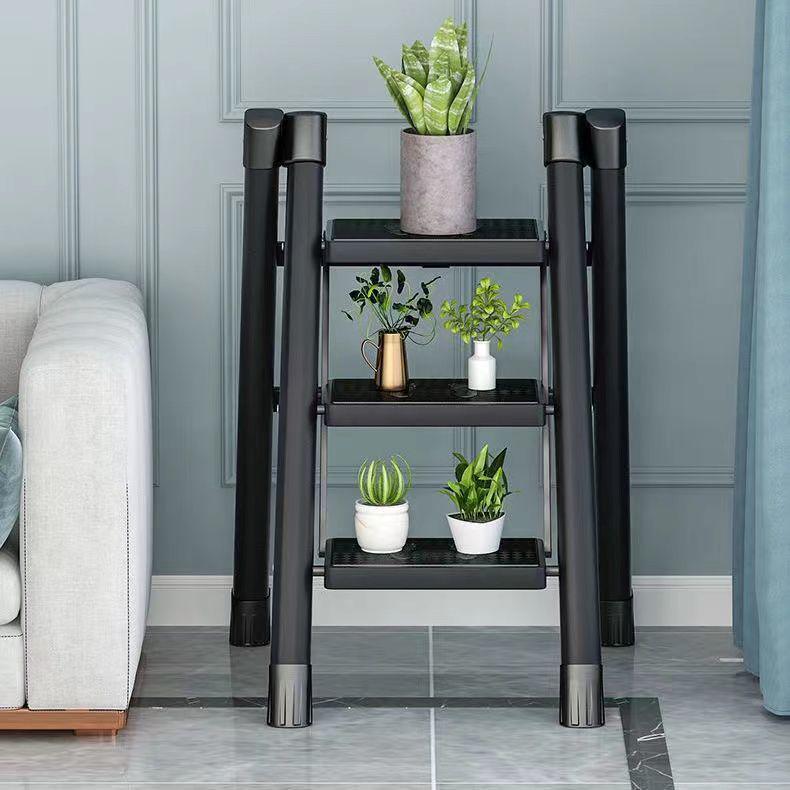 Multifunctional Carbon Steel Folding A-Frame Ladder for Indoor Use